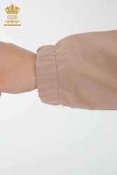 سكوبا وبدلة رياضية من خيطين - مصنع ملابس نسائية مطرزة بالجيب - 17446 | نسيج حقيقي - Thumbnail