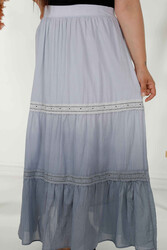 Jupe en coton Lycra Fabricant de vêtements pour femmes - 20442 | Vrai textile - Thumbnail