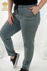 Likra Örmeli İle Üretilen Pantolon Beli Lastikli Kadın Giyim Üreticisi - 3676 | Reel Tekstil - Thumbnail