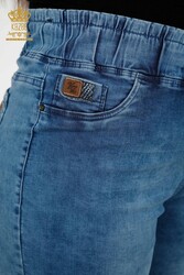 Likralı Örme Kumaş İle Üretilen Pantolon Beli Lastikli Kadın Giyim Üreticisi - 3699 | Reel Tekstil - Thumbnail