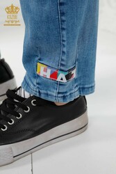 Confeccionados con Punto Lycra - Jeans - Cintura Elástica - Bolsillos - Fabricante de Ropa de Mujer - 3679 | Textiles reales - Thumbnail