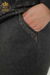 Scuba e due filati tuta tuta tasca produttore di abbigliamento femminile - 17539 | Tessuto reale - Thumbnail