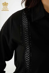 Pamuk Likra Kumaş İle Üretilen Gömlek Kol Detaylı Kadın Giyim Üreticisi - 20247 | Reel Tekstil - Thumbnail