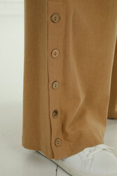 Pamuk Likra Kumaş İle Üretilen Gömlek Pantolon Kapalı Takım Düğme Detaylı Kadın Giyim Üreticisi - | Reel Tekstil - Thumbnail