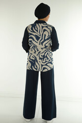 Pamuk Likra Kumaş İle Üretilen Gömlek Pantolon Kapalı Takım Desenli Kadın Giyim Üreticisi - | Reel Tekstil - Thumbnail