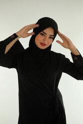 Pamuk Likra Kumaş İle Üretilen Tesettür Elbise Nakış İşlemeli Kadın Giyim Üreticisi - | Reel Tekstil - Thumbnail