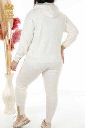  Спортивный костюм с аквалангом и двумя пряжами Производитель женской одежды с капюшоном - 16453 | Настоящий текстиль - Thumbnail