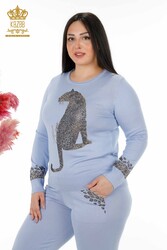 Спортивный костюм с аквалангом и двумя пряжами Производитель женской одежды с рисунком тигра - 16523 | Настоящий текстиль - Thumbnail