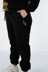 Scuba and Two Yarn Tracksuit Suit Angel Wing Pattern Women's Clothing Manufacturer - 17466 | Real Textile - Thumbnail