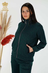 Trainingsanzug aus Scuba und zwei Garnen, gemischtes Muster, Hersteller von Damenbekleidung – 17433 | Echtes Textil - Thumbnail