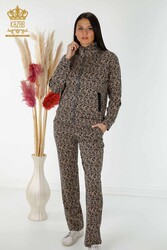 Scuba and Two Yarn Tracksuit Suit Mixed Pattern Women's Clothing Manufacturer - 17433 | Real Textile - Thumbnail