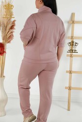 Scuba and Two Yarn Tracksuit Suit Short Sleeve Women's Clothing Manufacturer - 17547 | Real Textile - Thumbnail