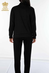 Scuba and Two Yarn Tracksuit Suit Two Pocket Women's Clothing Manufacturer - 17429 | Real Textile - Thumbnail