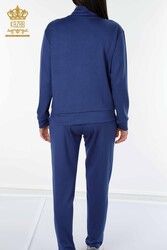 Scuba and Two Yarn Tracksuit Suit Two Pocket Women's Clothing Manufacturer - 17429 | Real Textile - Thumbnail