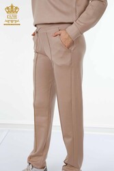 Scuba and Two Yarn Tracksuit Suit Two Pocket Women's Clothing Manufacturer - 17429 | Real Textile - Thumbnail