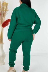 Scuba and Two Yarn Tracksuit Suit Zippered Women's Clothing Manufacturer - 17470 | Real Textile - Thumbnail