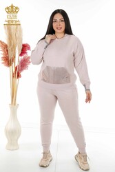 Scuba and Two Yarn Tracksuit Suit Hooded Women's Clothing Manufacturer - 16501 | Real Textile - Thumbnail