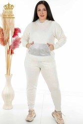 Scuba and Two Yarn Tracksuit Suit Hooded Women's Clothing Manufacturer - 16501 | Real Textile - Thumbnail