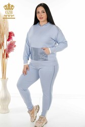 Scuba and Two Yarn Tracksuit Suit Hooded Women's Clothing Manufacturer - 16501 | Real Textile - Thumbnail