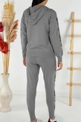 Scuba and Two Yarn Tracksuit Suit Hooded Women's Clothing Manufacturer - 16669 | Real Textile - Thumbnail
