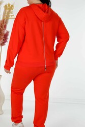 Scuba and Two Yarn Tracksuit Suit Hooded Women's Clothing Manufacturer - 17483 | Real Textile - Thumbnail