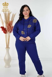 Scuba and Two Yarn Tracksuit Suit Hooded Women's Clothing Manufacturer - 17483 | Real Textile - Thumbnail