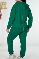Scuba and Two Yarn Tracksuit Suit Hooded Women's Clothing Manufacturer - 17483 | Real Textile - Thumbnail