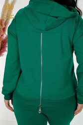 Scuba and Two Yarn Tracksuit Suit Hooded Women's Clothing Manufacturer - 17483 | Real Textile - Thumbnail