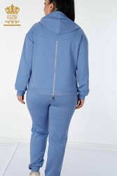 Scuba and Two Yarn Tracksuit Suit Hooded Women's Clothing Manufacturer - 17481 | Real Textile - Thumbnail