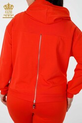 Scuba and Two Yarn Tracksuit Suit Hooded Women's Clothing Manufacturer - 17481 | Real Textile - Thumbnail