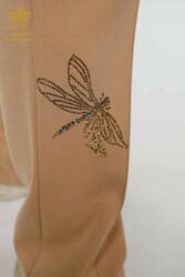 Scuba and Two Yarn Tracksuit Suit Stone Embroidered Women's Clothing Manufacturer - 17487 | Real Textile - Thumbnail