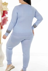 Scuba and Two Yarn Tracksuit Suit Tiger Pattern Women's Clothing Manufacturer - 16523 | Real Textile - Thumbnail