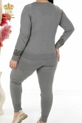 Scuba and Two Yarn Tracksuit Suit Tiger Pattern Women's Clothing Manufacturer - 16523 | Real Textile - Thumbnail