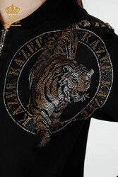 Scuba and Two Yarn Tracksuit Suit Tiger Pattern Women's Clothing Manufacturer - 17495 | Real Textile - Thumbnail