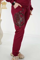 Scuba and Two Yarn Tracksuit Suit Tiger Pattern Women's Clothing Manufacturer - 17495 | Real Textile - Thumbnail