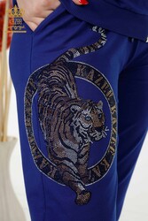 Scuba and Two Yarn Tracksuit Suit Tiger Pattern Women's Clothing Manufacturer - 17495 | Real Textile - Thumbnail