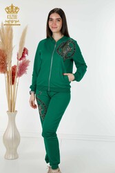 Scuba and Two Yarn Tracksuit Suit Tiger Pattern Women's Clothing Manufacturer - 17495 | Real Textile - Thumbnail