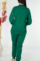 Scuba and Two Yarn Tracksuit Suit Tiger Pattern Women's Clothing Manufacturer - 17495 | Real Textile - Thumbnail