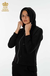 Scuba and Two Yarn Tracksuit Suit Zippered Women's Clothing Manufacturer - 17426 | Real Textile - Thumbnail