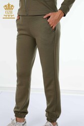 Scuba and Two Yarn Tracksuit Suit Zippered Women's Clothing Manufacturer - 17426 | Real Textile - Thumbnail