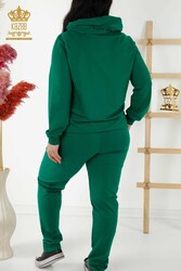 Scuba and Two Yarn Tracksuit Suit Zippered Women's Clothing Manufacturer - 17499 | Real Textile - Thumbnail