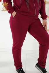 Scuba and Two Yarn Tracksuit Suit Zippered Women's Clothing Manufacturer - 17537 | Real Textile - Thumbnail