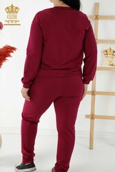Scuba and Two Yarn Tracksuit Suit Zippered Women's Clothing Manufacturer - 17537 | Real Textile - Thumbnail