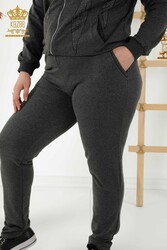 Scuba and Two Yarn Tracksuit Suit Zippered Women's Clothing Manufacturer - 17537 | Real Textile - Thumbnail