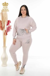 Scuba and Two Yarn Tracksuit Suit Hooded Women's Clothing Manufacturer - 16453 | Real Textile - Thumbnail