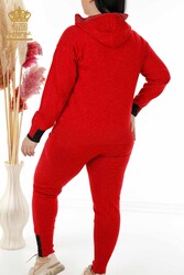 Scuba and Two Yarn Tracksuit Suit Hooded Women's Clothing Manufacturer - 16453 | Real Textile - Thumbnail