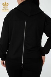 Scuba and Two Yarn Tracksuit Suit Hooded Women's Clothing Manufacturer - 17482 | Real Textile - Thumbnail