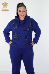 Scuba and Two Yarn Tracksuit Suit Hooded Women's Clothing Manufacturer - 17482 | Real Textile - Thumbnail