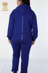 Scuba and Two Yarn Tracksuit Suit Hooded Women's Clothing Manufacturer - 17482 | Real Textile - Thumbnail