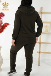 Scuba and Two Yarn Tracksuit Suit Hooded Women's Clothing Manufacturer - 17531 | Real Textile - Thumbnail